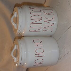 COPY - Rae Dunn Christmas canister set